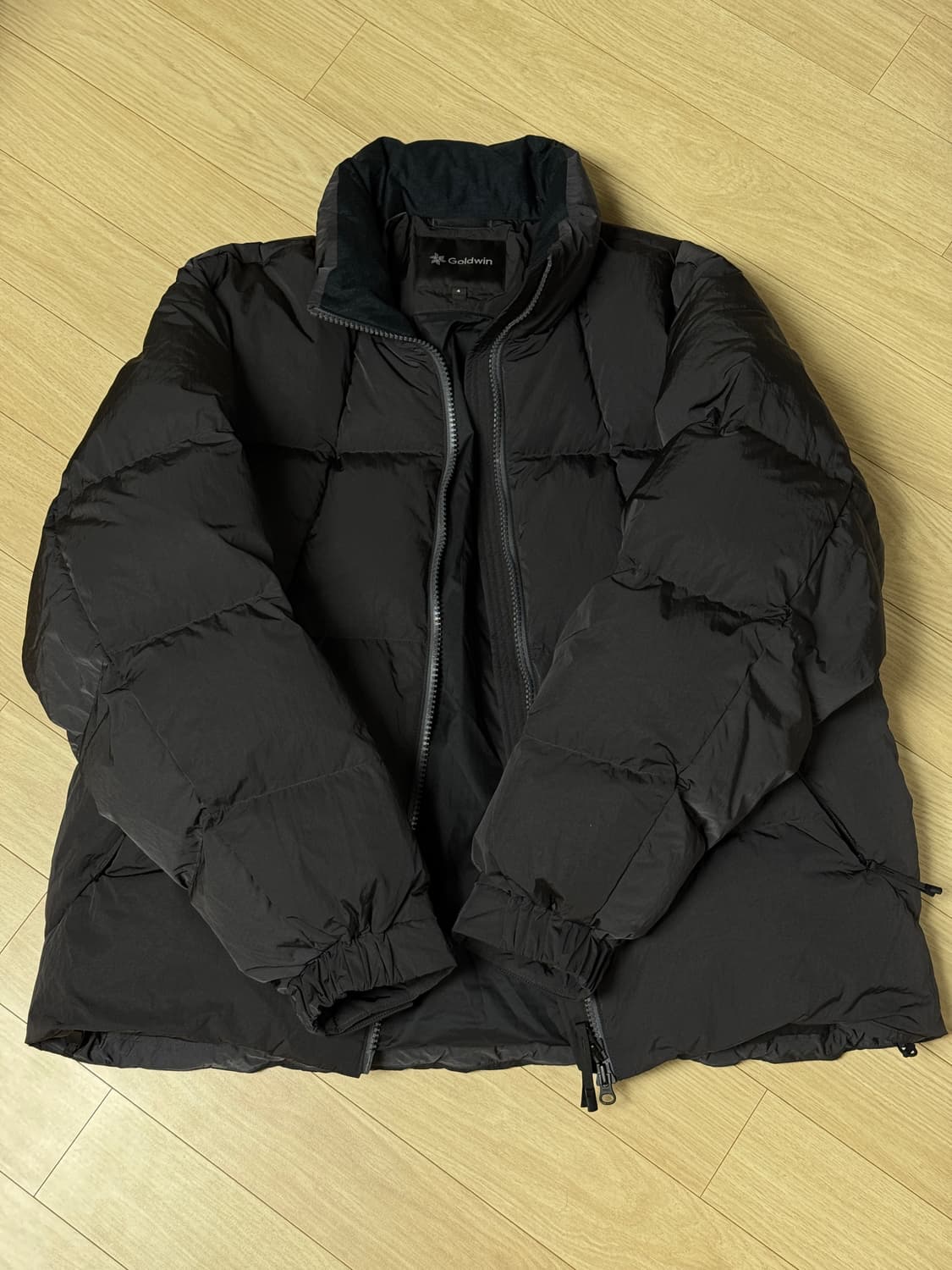 [ 4 ] 골드윈 dope dyed 나일론 다운 자켓 딥챠콜 상품이미지1