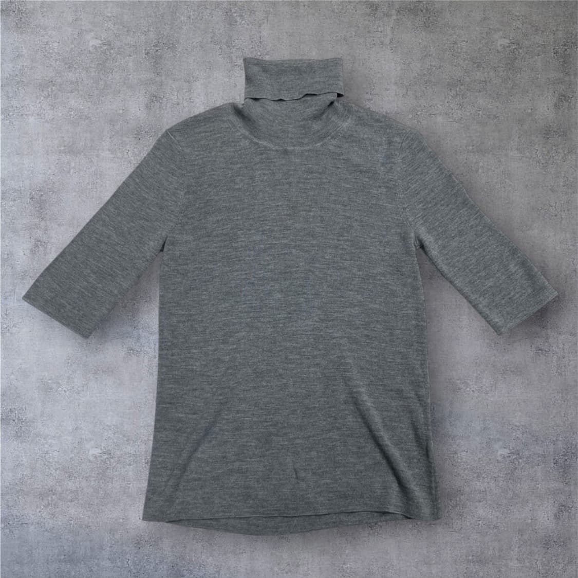 필리파케이 Filippa k 그레이 울 터틀넥 반팔 니트 S 상품이미지1