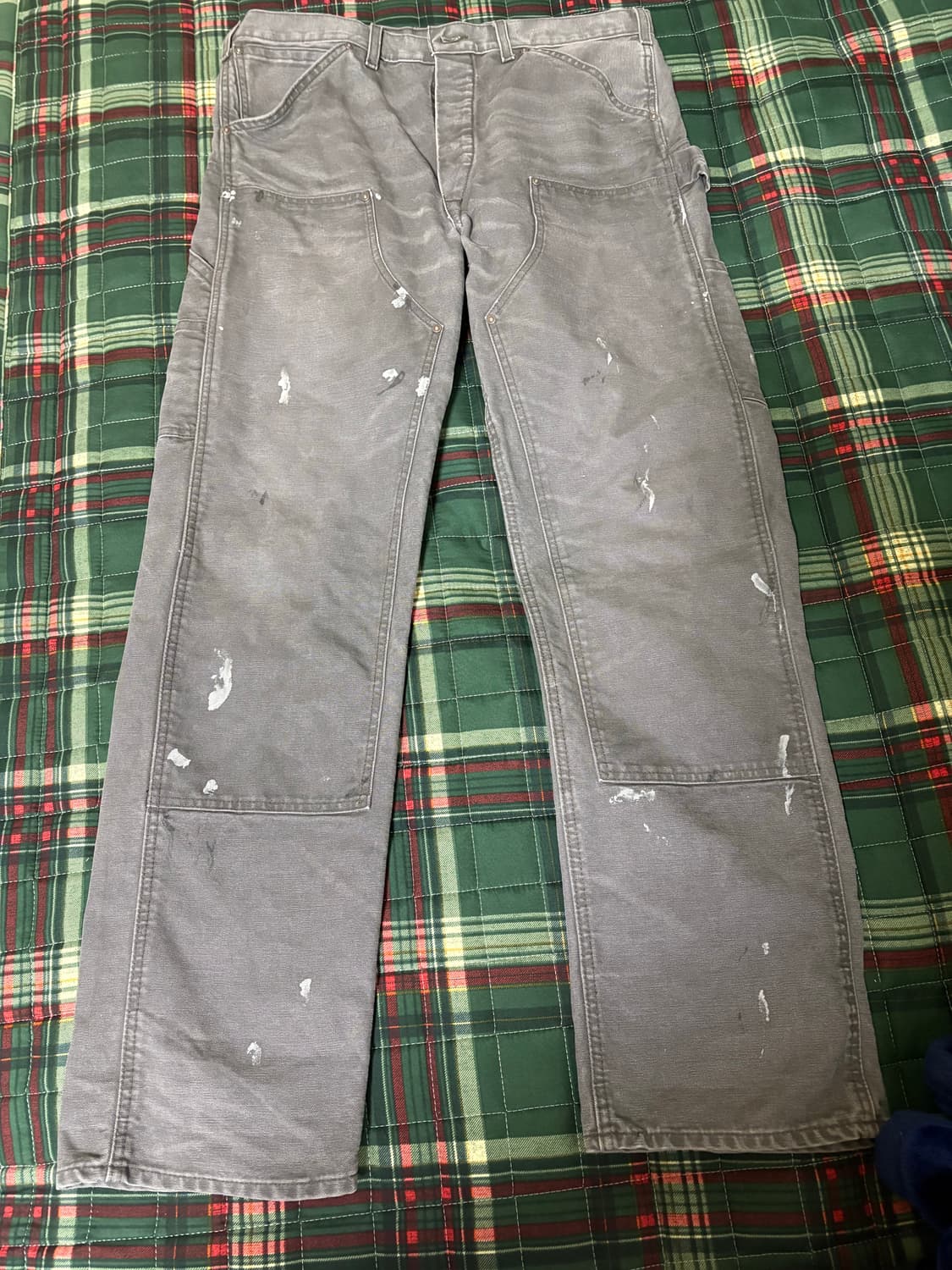 rrl 엔지니어핏 디스트레스트 캔버스 워크 팬츠 33x32 상품이미지1