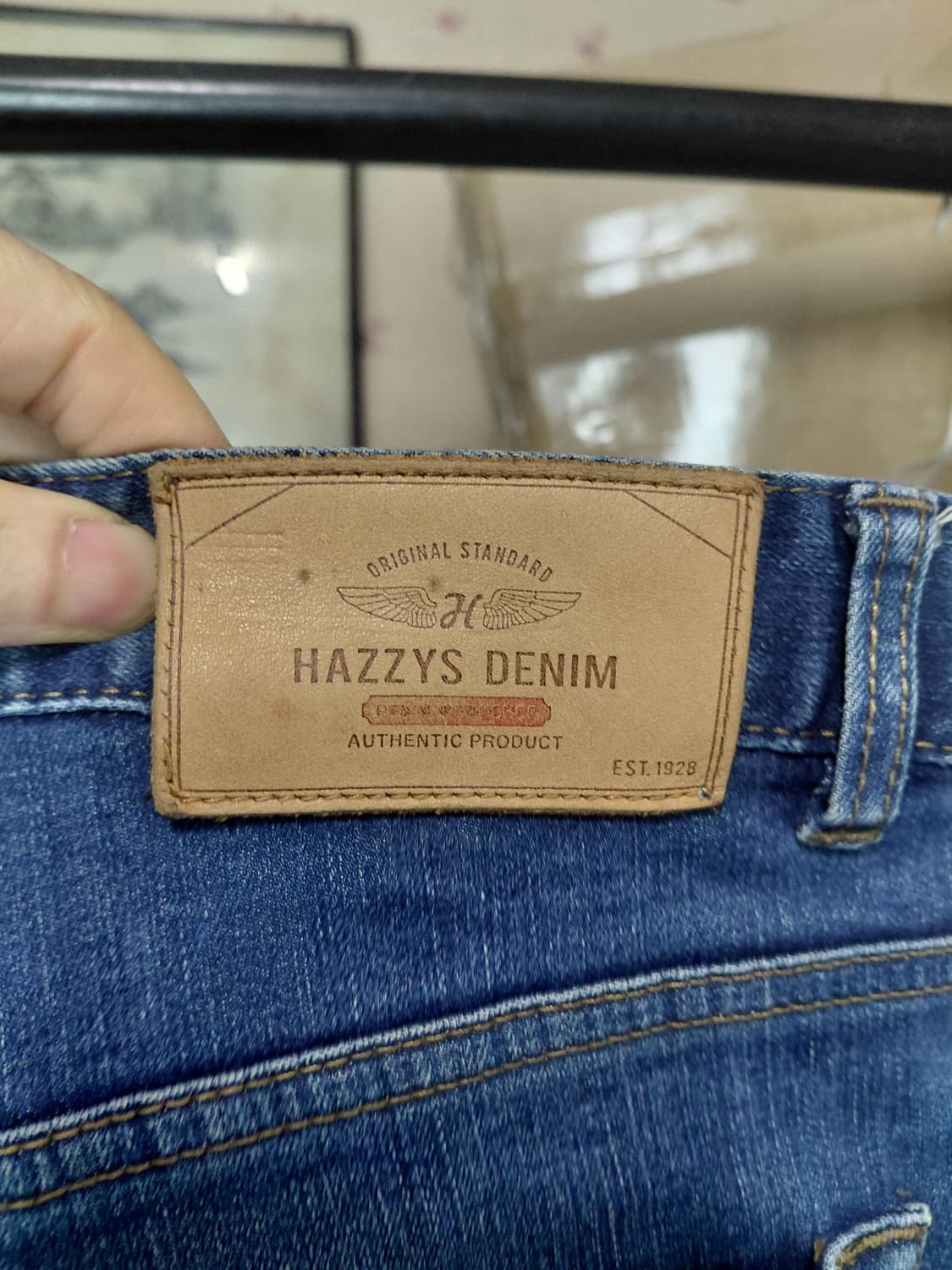 [헤지스]데님 청바지 32(82센티)사이즈 상품이미지3