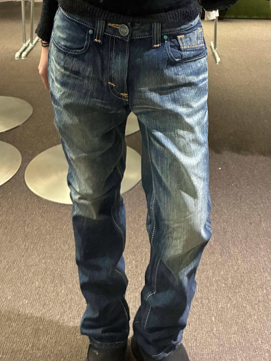 M)EDWIN vintage 블루트립 빈티지 데님팬츠 상품이미지2