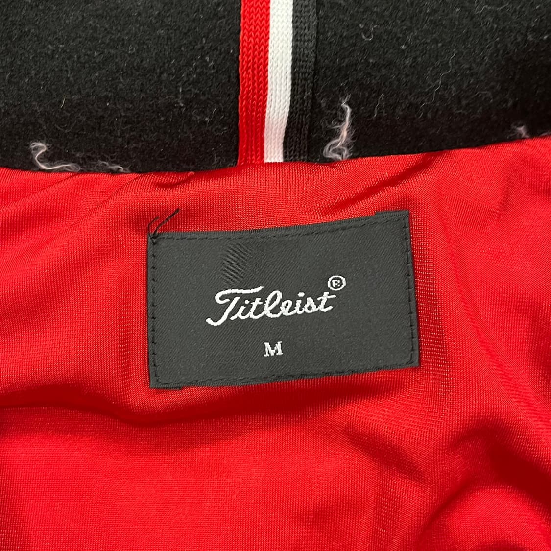 [정품/M] 타이틀리스트 레드 골프 자켓 b16 상품이미지5