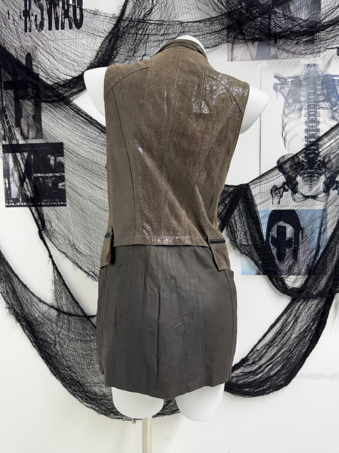 Leather vest (염소가죽) 상품이미지6