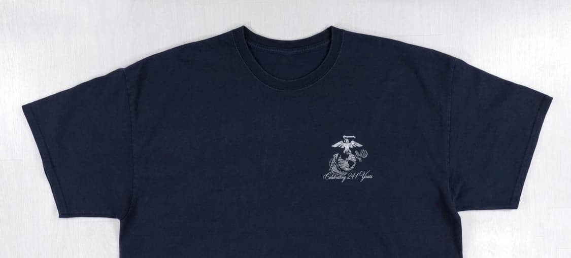 미해병대 241주년기념 반팔 티셔츠 2XL 상품이미지2