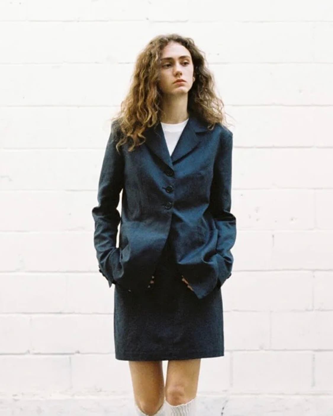 [새상품] 마리떼 프랑소와 저버 쓰리버튼 자켓_원가 19.9만원 상품이미지1