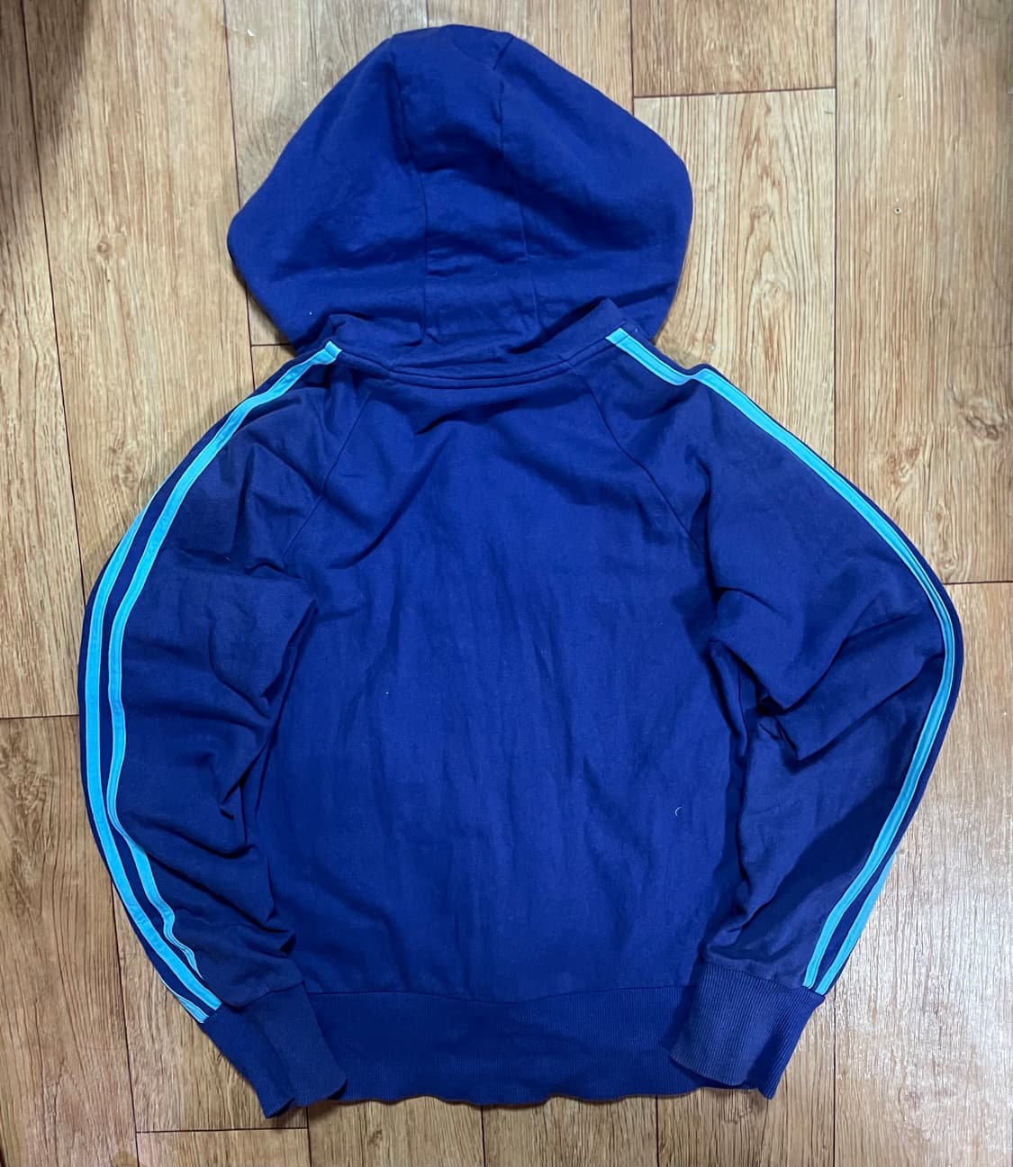 아디다스 퍼플 하늘 소라 후드집업 져지 85 대장 y2k 올드스쿨 상품이미지2