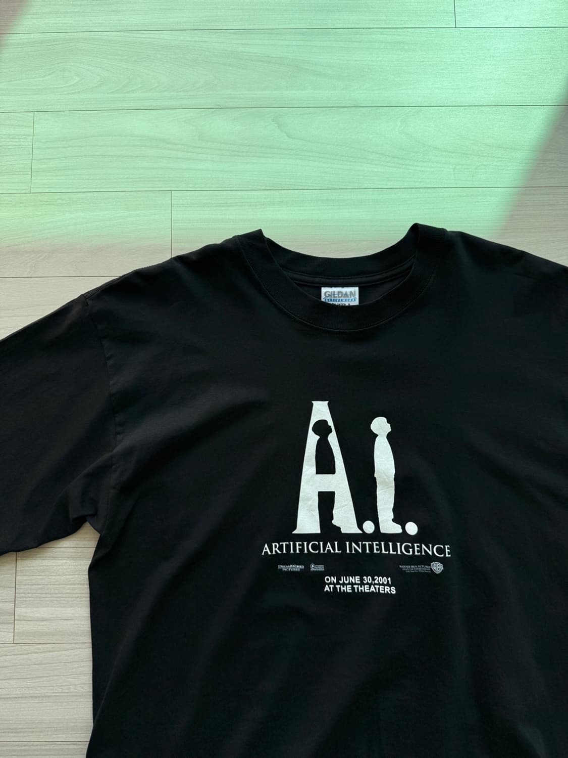 [L] A.I 무비 프로모션 2000년 빈티지 티셔츠 상품이미지3