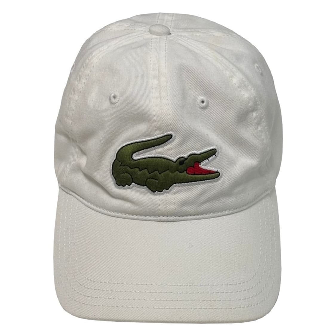 LACOSTE 빅 로고 볼캡 화이트 상품이미지1