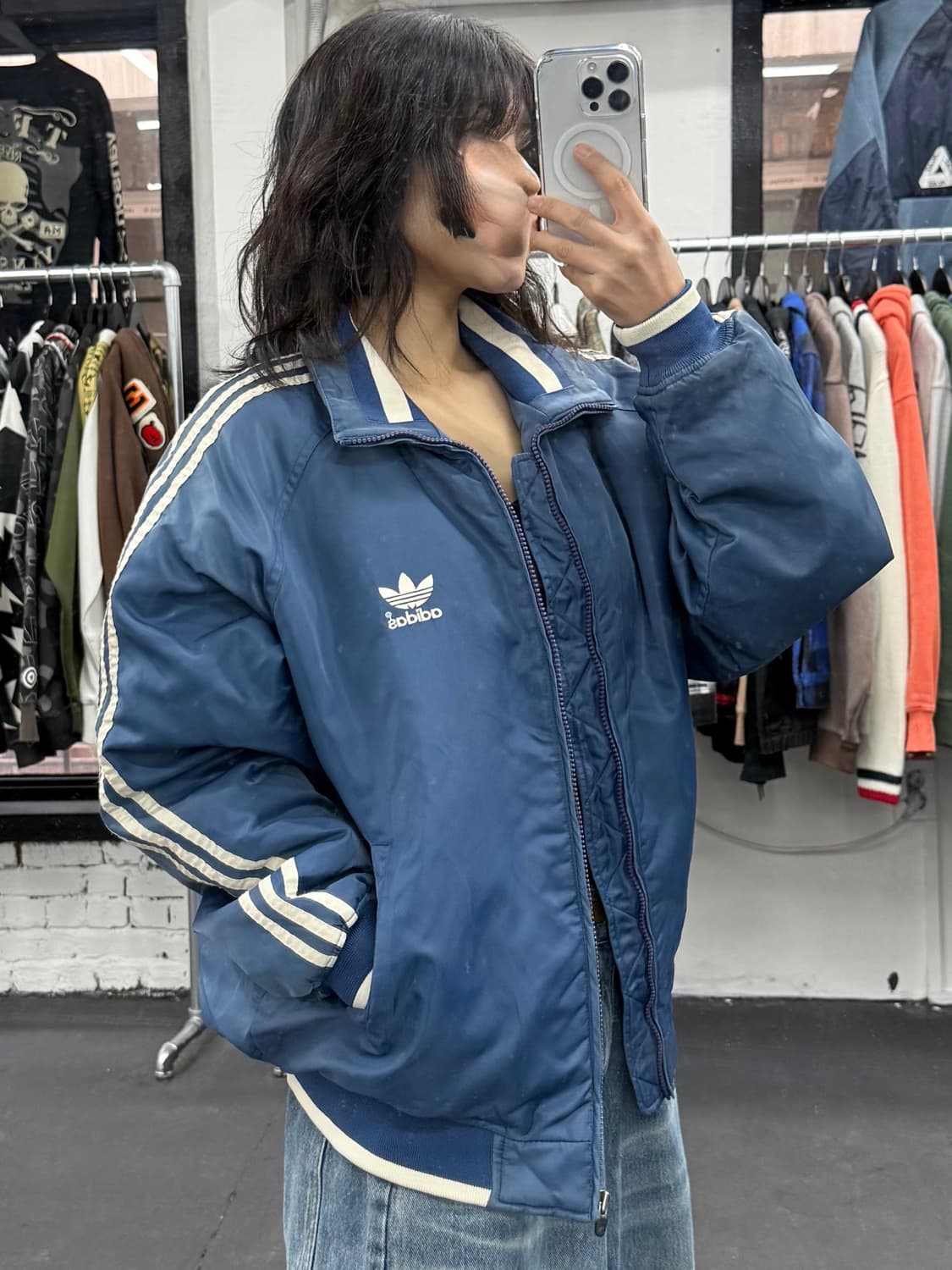 아디다스 90s 빅로고 점퍼 상품이미지1