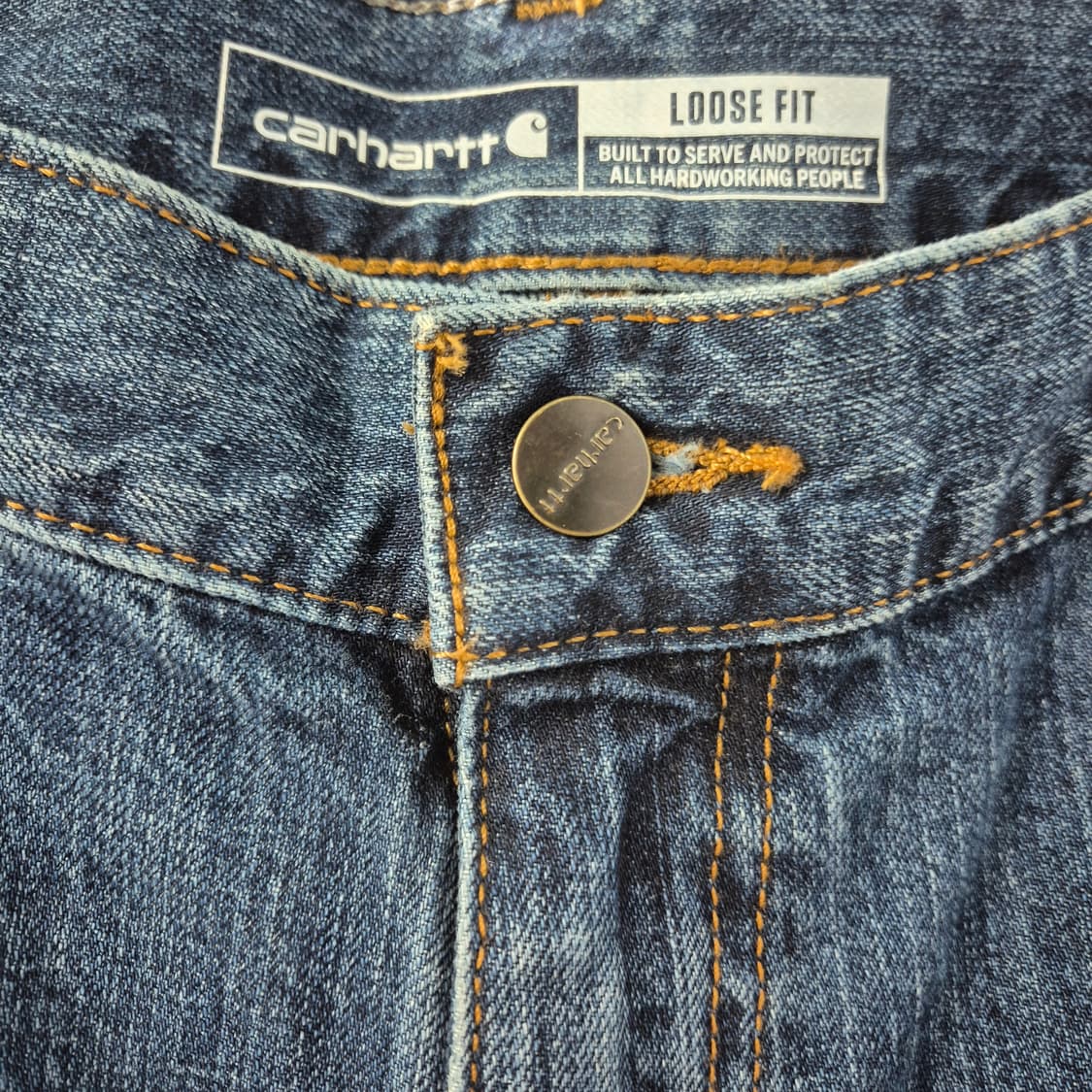 칼하트 루즈핏 데님 팬츠 40*32 상품이미지6