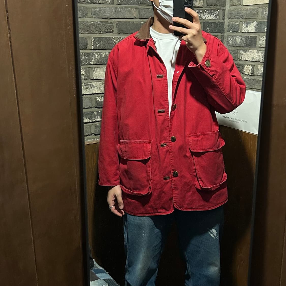 S) 말보로 컨트리 스토어 레드 필드 헌팅 자켓 상품이미지9