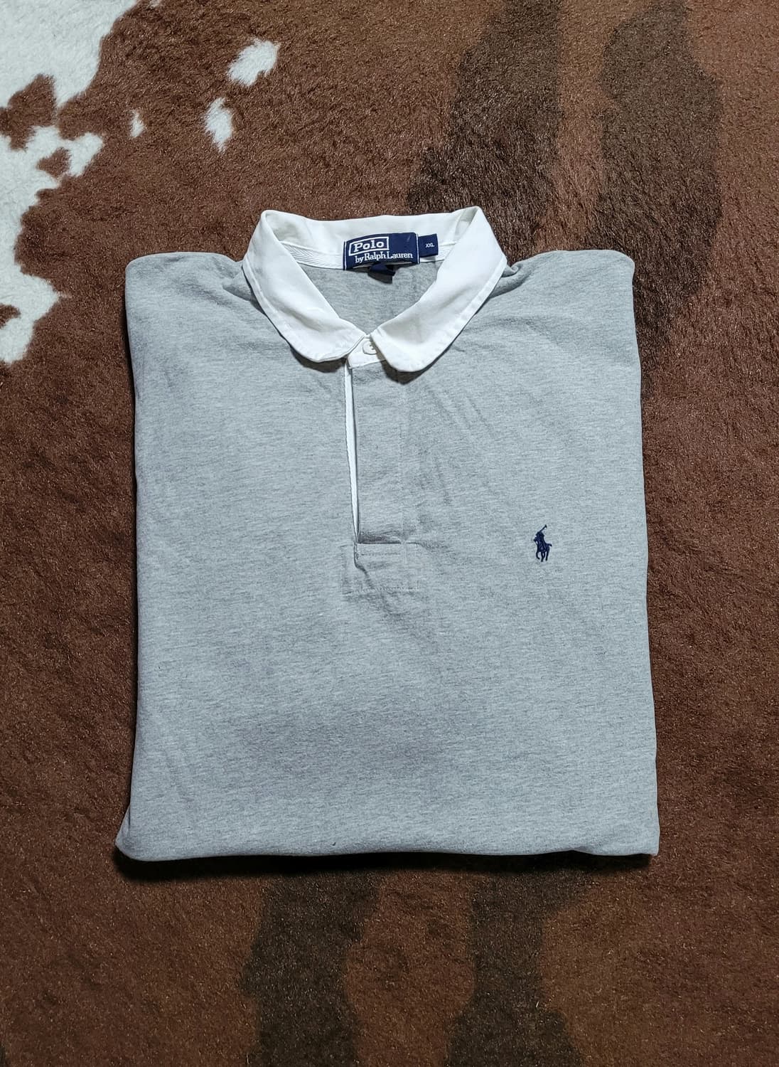 폴로 랄프로렌 남성용 긴팔 그레이 티셔츠(XXL) 상품이미지5