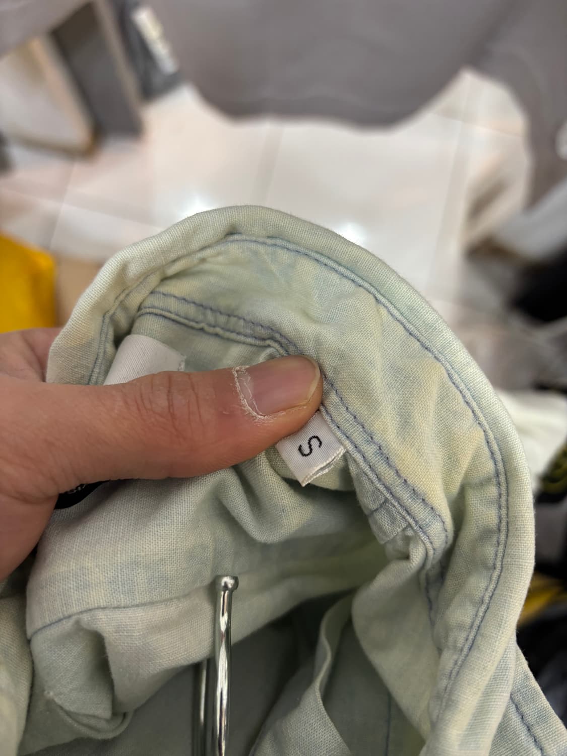 스톤아일랜드 데님 포켓 셔츠 S사이즈 상품이미지7