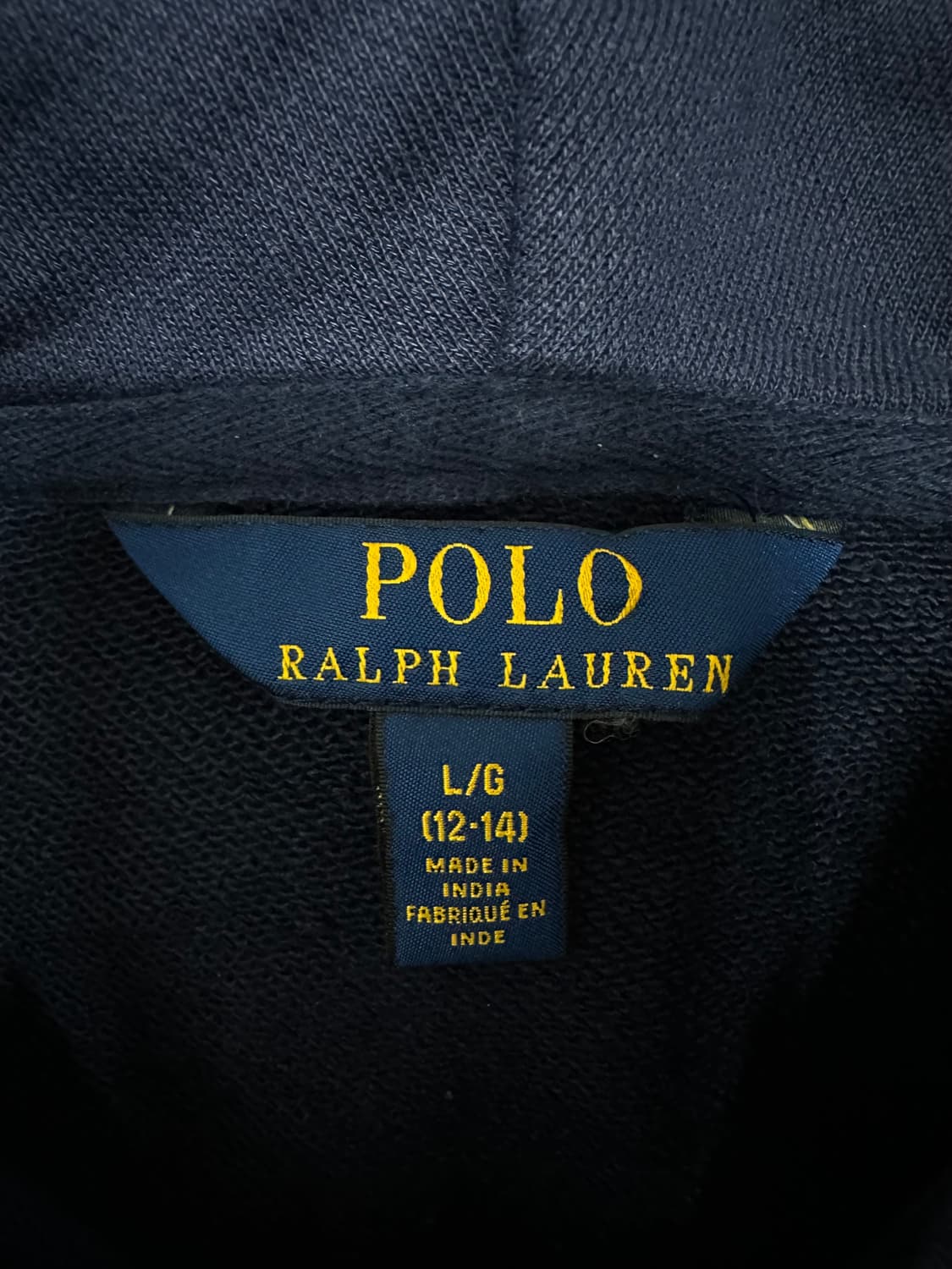 폴로 랄프로렌 네이비 후드집업 상품이미지5