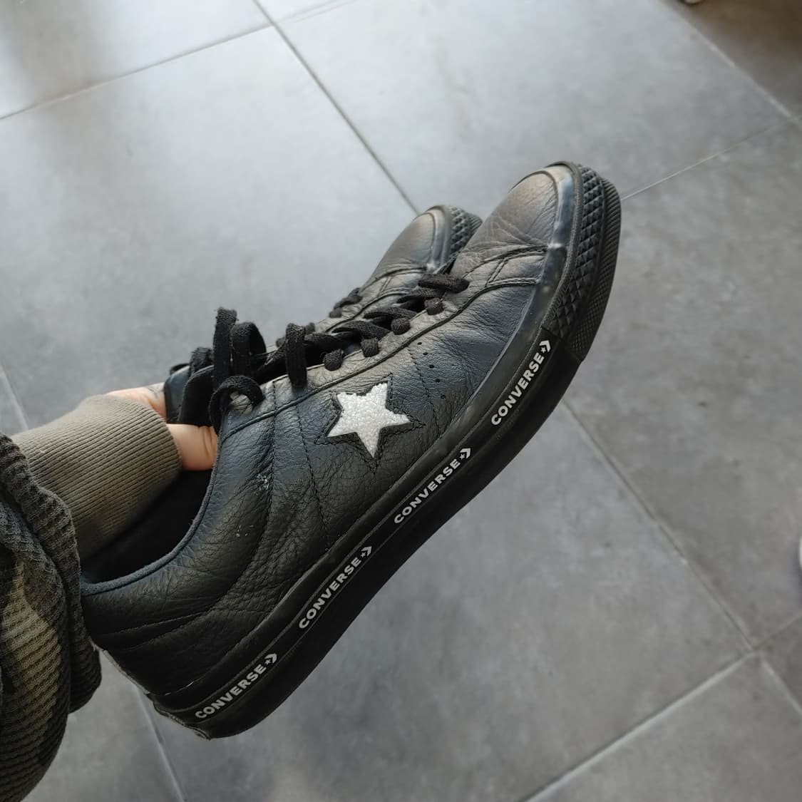 270 컨버스 남성 원스타 핀스트라이프 블랙 157921C 상품이미지5