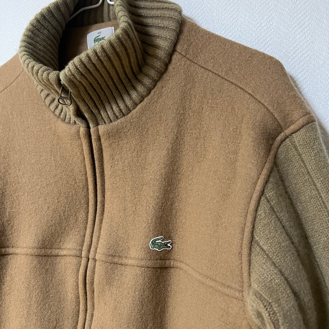 라코스테 울 니트 집업 자켓 100 상품이미지2