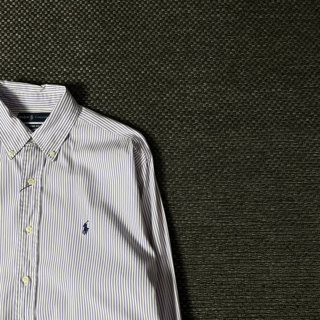 폴로랄프로렌 연보라 스트라이프 긴팔 셔츠 클래식핏 16 상품이미지3