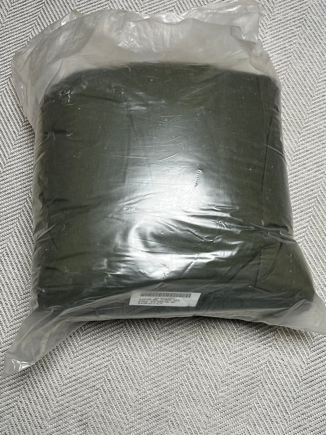 미군 익스트림콜드 침낭 미개봉 + 압축색 상품이미지1