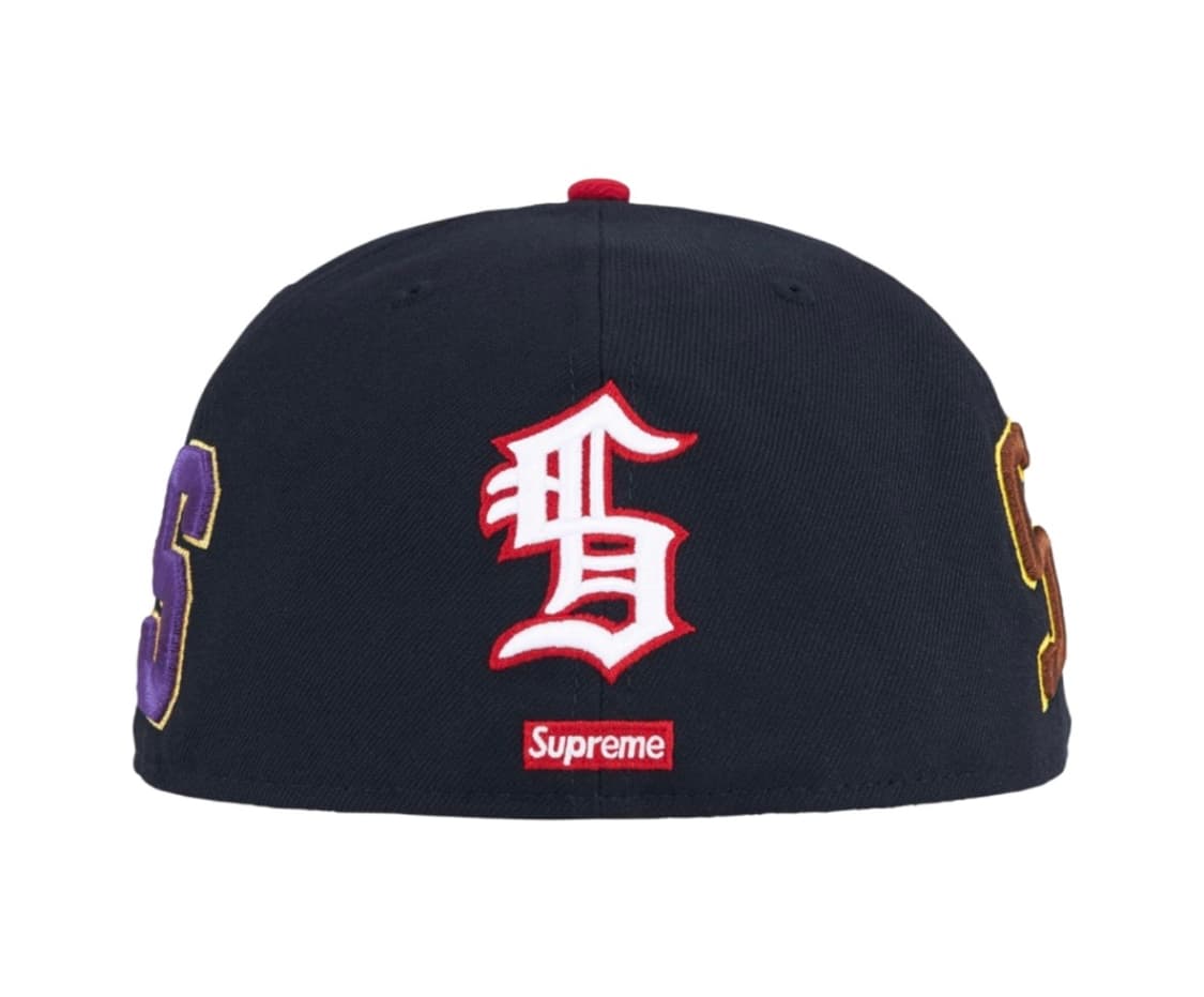 슈프림 멀티 S 로고 뉴에라 네이비 718 상품이미지3