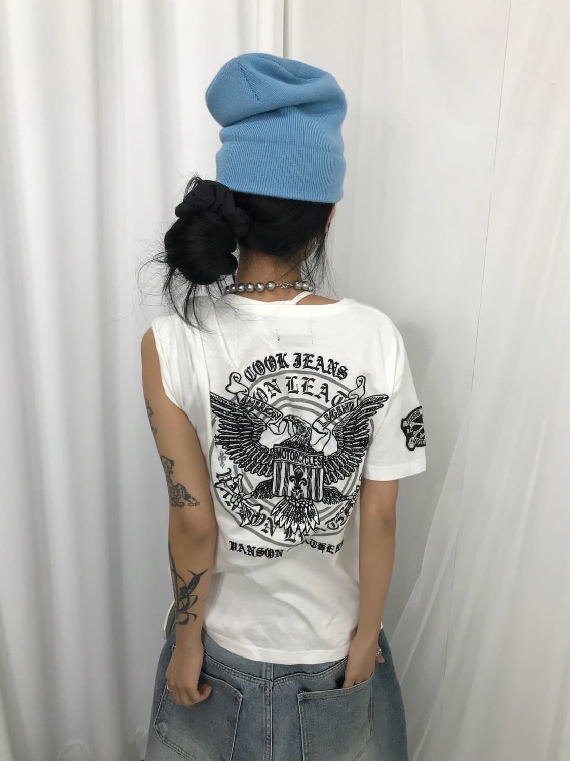 Vanson Leathers Embroidery Patch T-shi 상품이미지1
