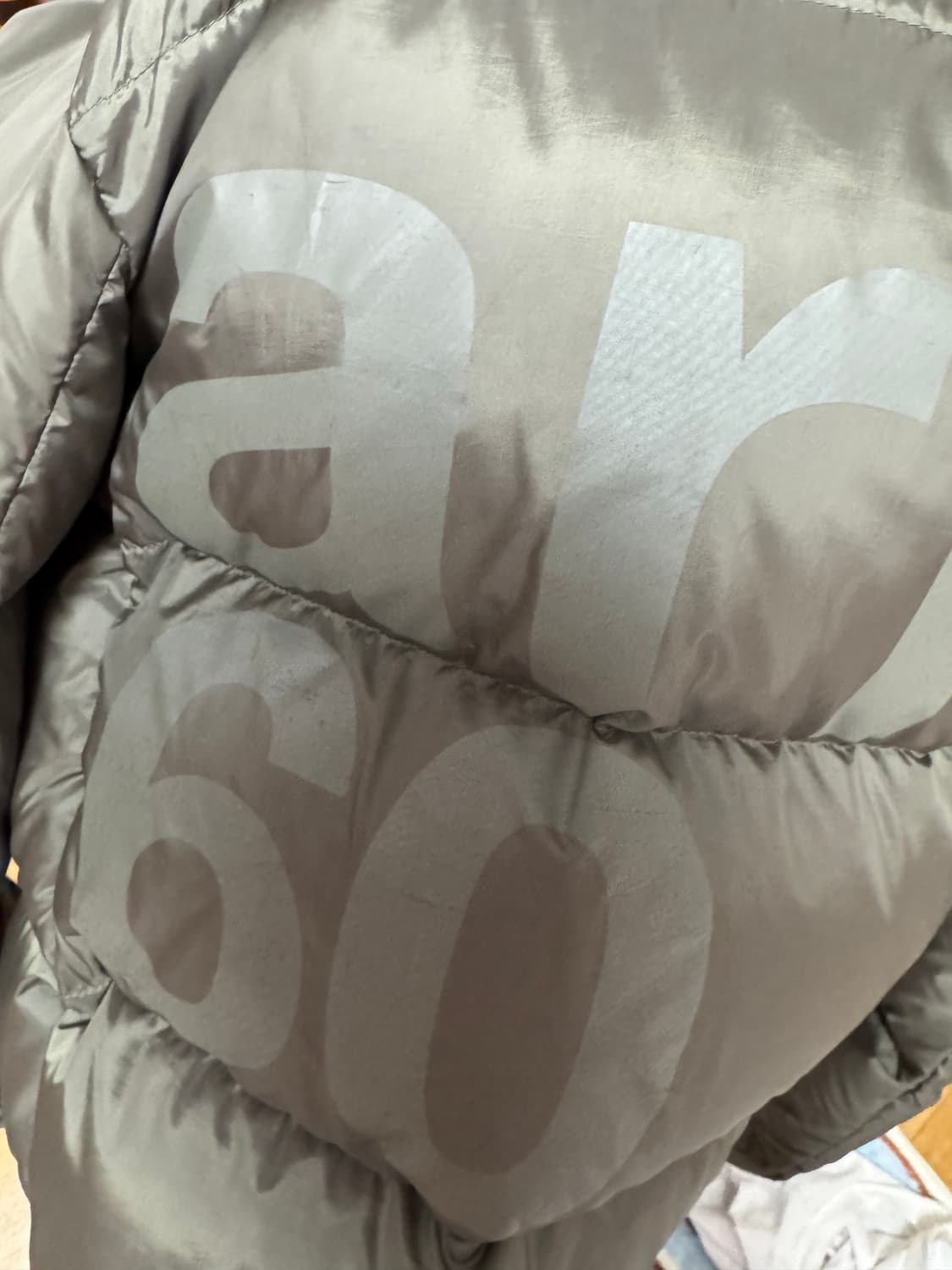 사파리스팟 1/2 베이직 사파리 다운 패딩 1사이즈(하자o) 상품이미지5