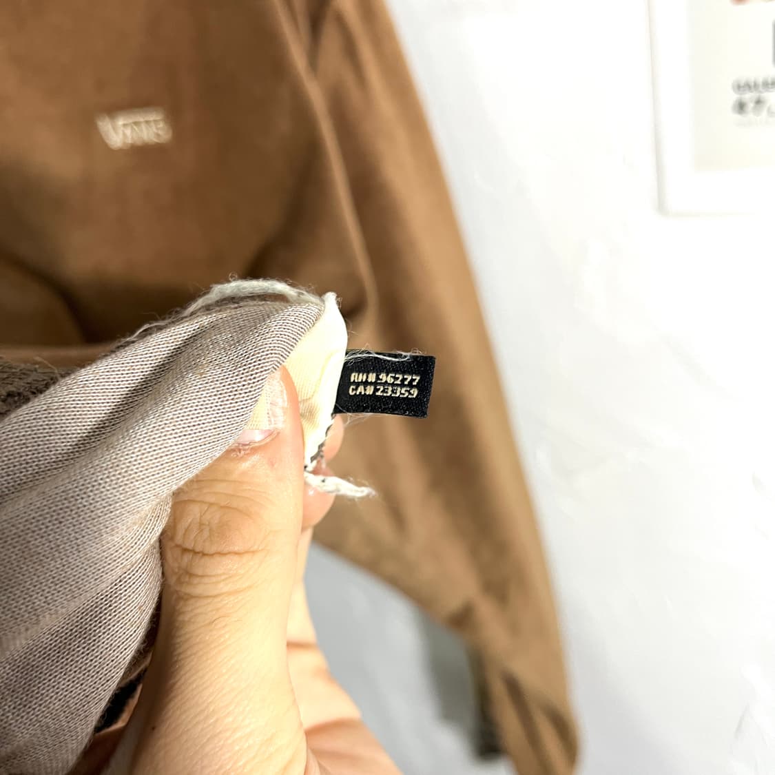 반스 사이드라인 벨벳 집업 상품이미지4