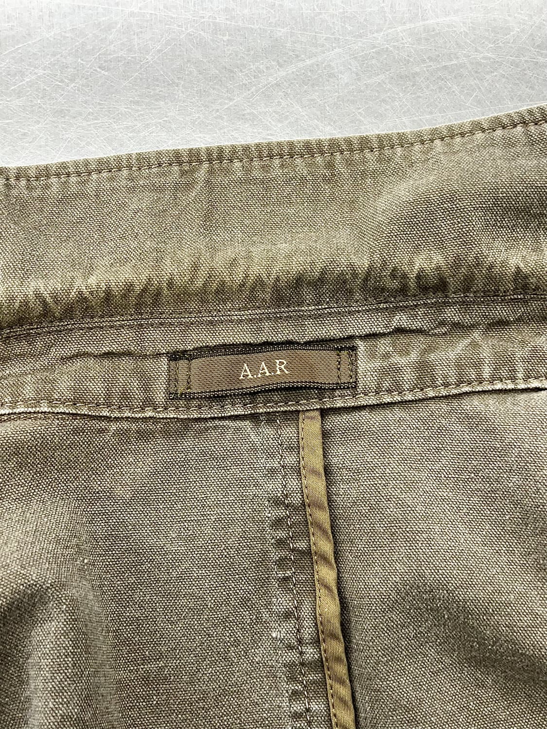 요지야마모토 aar 차콜 스톤 워시 테일러드 라인 워크 자켓 상품이미지7