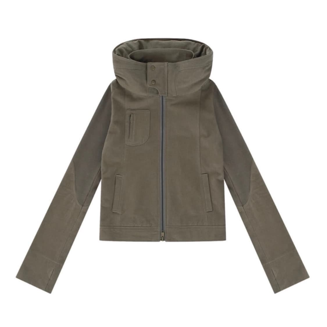 카시코 니트 패널 후드 자켓 상품이미지1