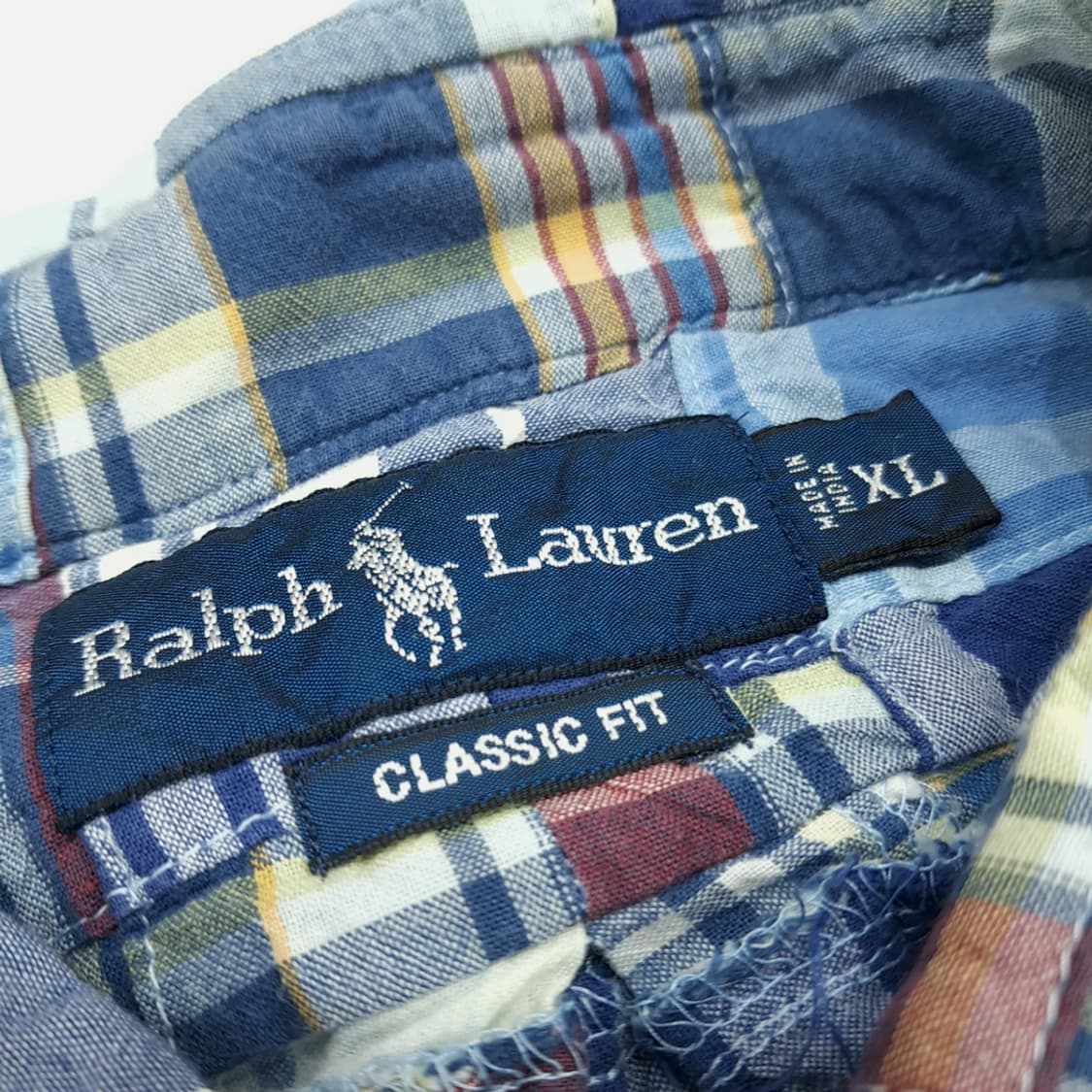 Cq191 2XL 폴로 랄프로렌 패치워크 긴팔 셔츠 남방 상품이미지4