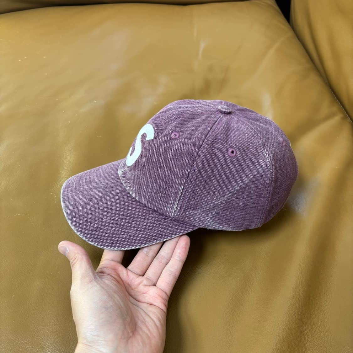 슈프림 S로고 6패널 볼캡 모자 피그먼트 퍼플 상품이미지4