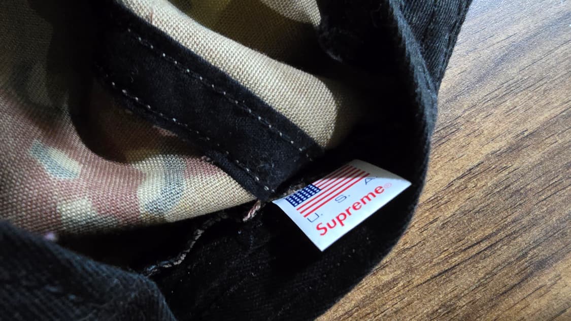 슈프림 푸투라 로고 5패널 캡 20FW슈프림 20FW 푸투라 로고 볼캡입 상품이미지5