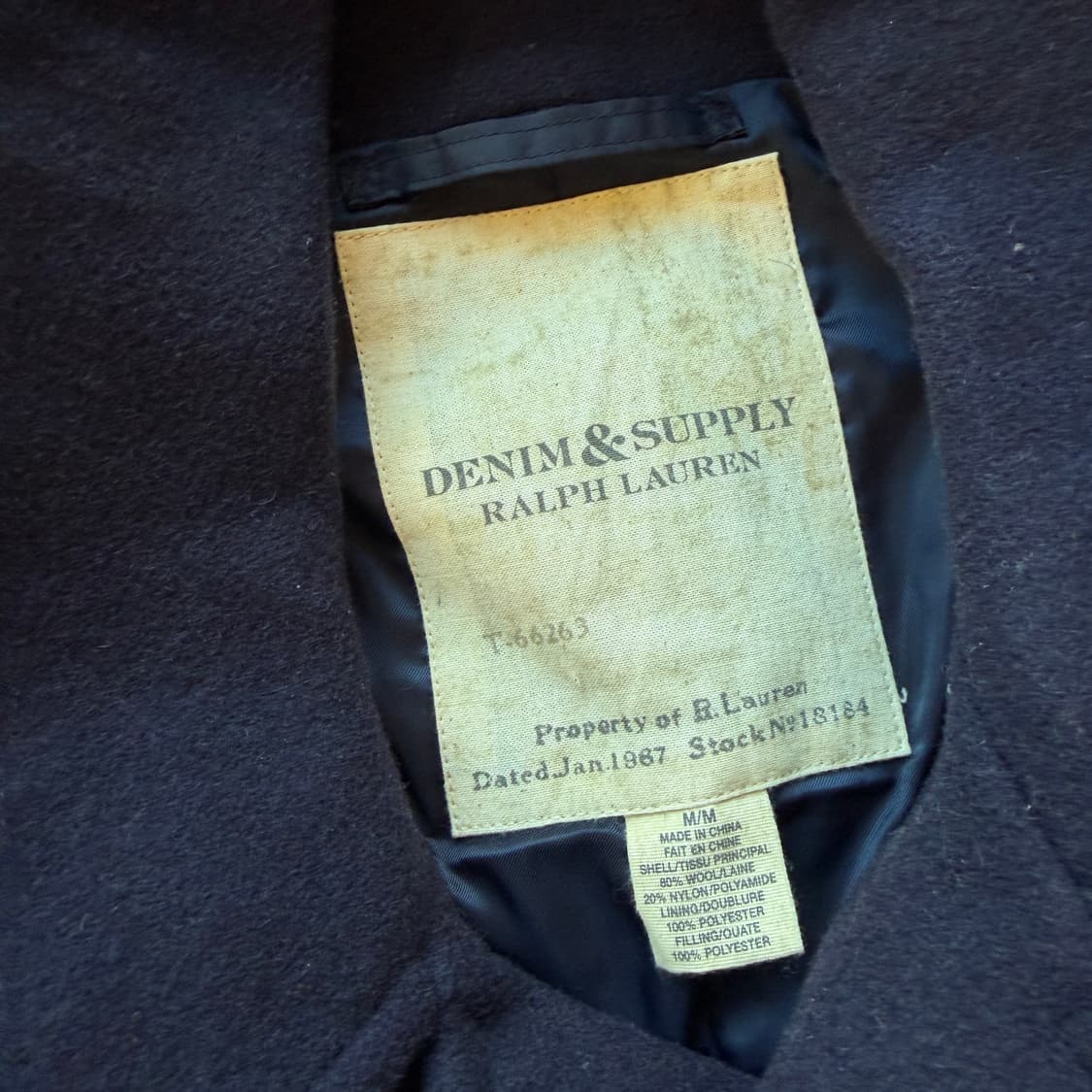 랄프로렌 데님앤서플라이 울 피코트 상품이미지7