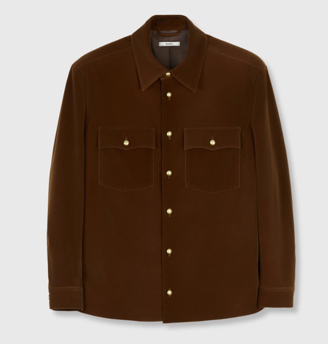 타일레taille 벨벳 셔츠 자켓 2 상품이미지1