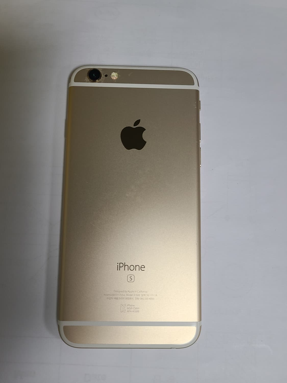 아이폰 6s 골드 64g 배터리100 무음카메라가능 상품이미지10