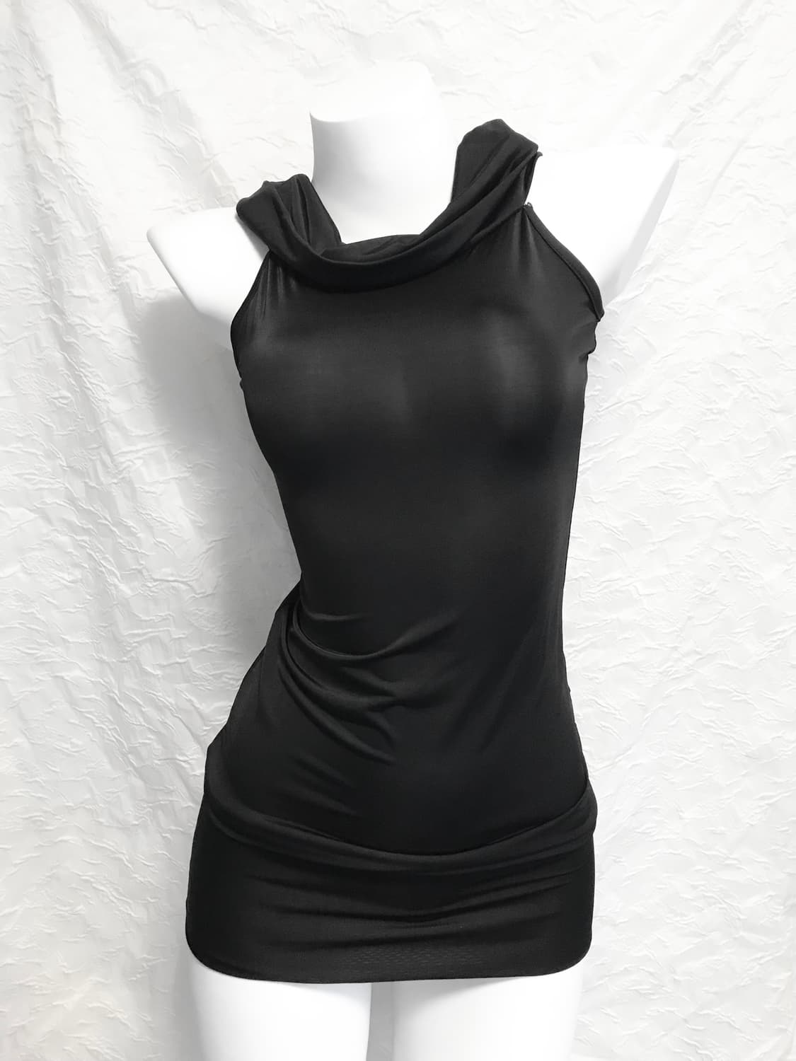 빈티지 갸루 드레이프 코르셋 홀터 원피스 상품이미지4