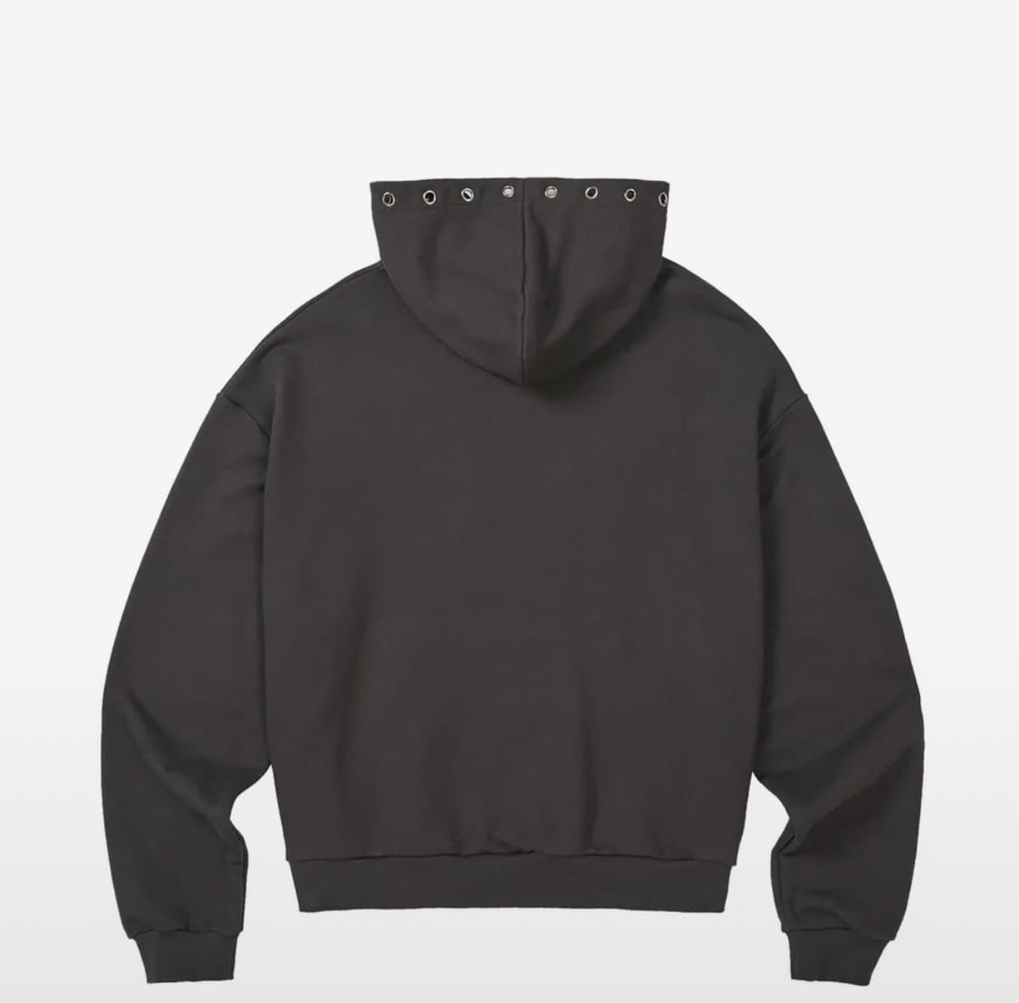 애즈유아 스타 아일렛 후드티 차콜 상품이미지4