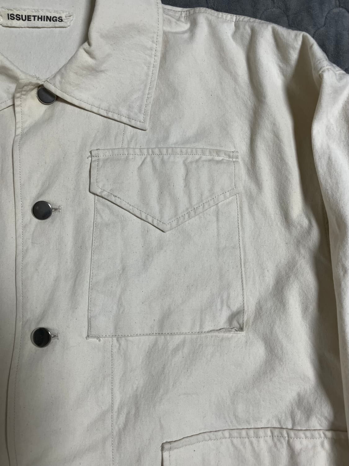 [OS] ISSUE THINGS 이슈띵스 Type 01 워크자켓 크림 상품이미지3