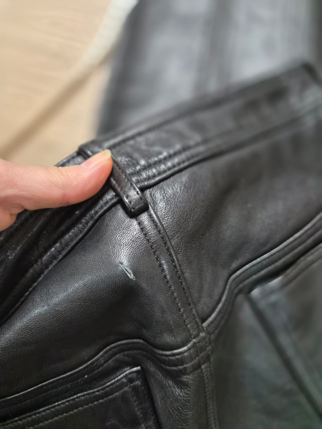 Just Cavalli biker trousers ovine leathe 상품이미지4