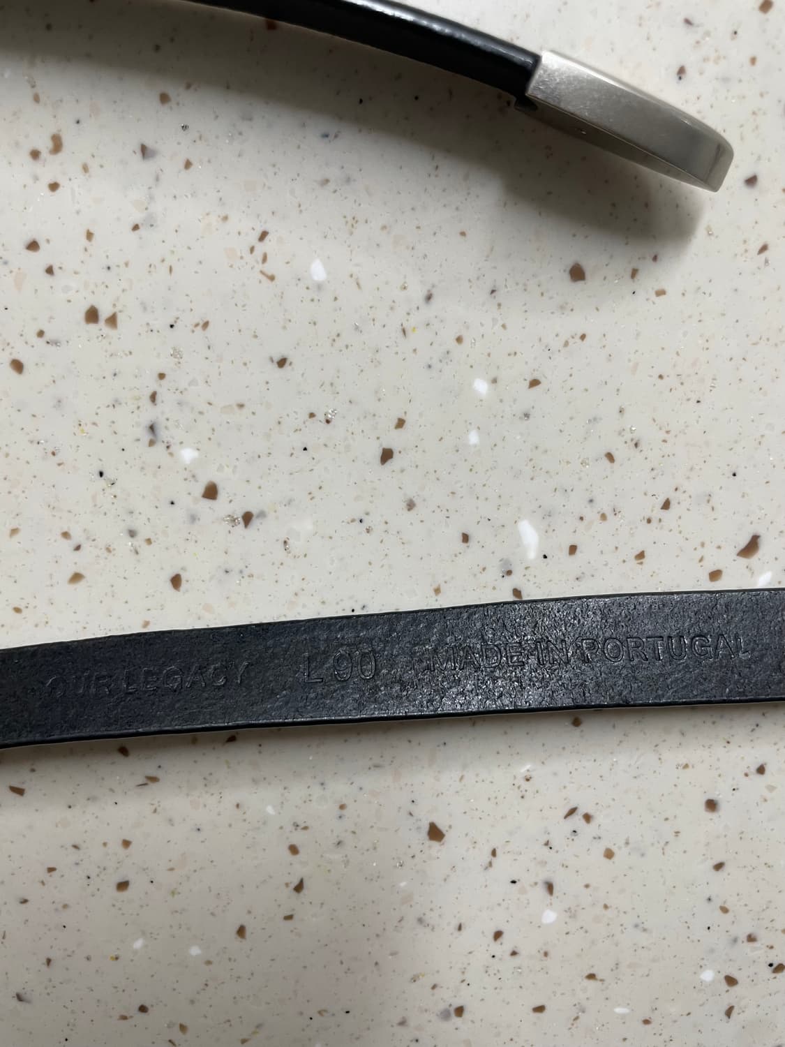 아워레가시 our legacy 2cm 벨트 블랙 상품이미지3