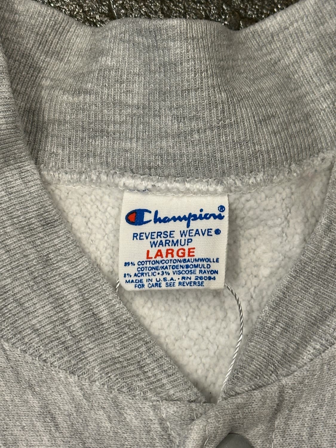 90s USA 챔피온 리버스위브 웜업 L 상품이미지4