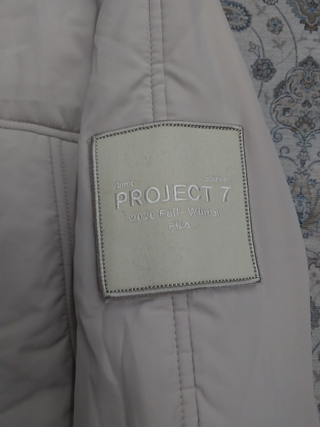 휠라 프리마 로프트 레벨 7 아이보리 롱 파카 90  (엄청크게나옴) 상품이미지3