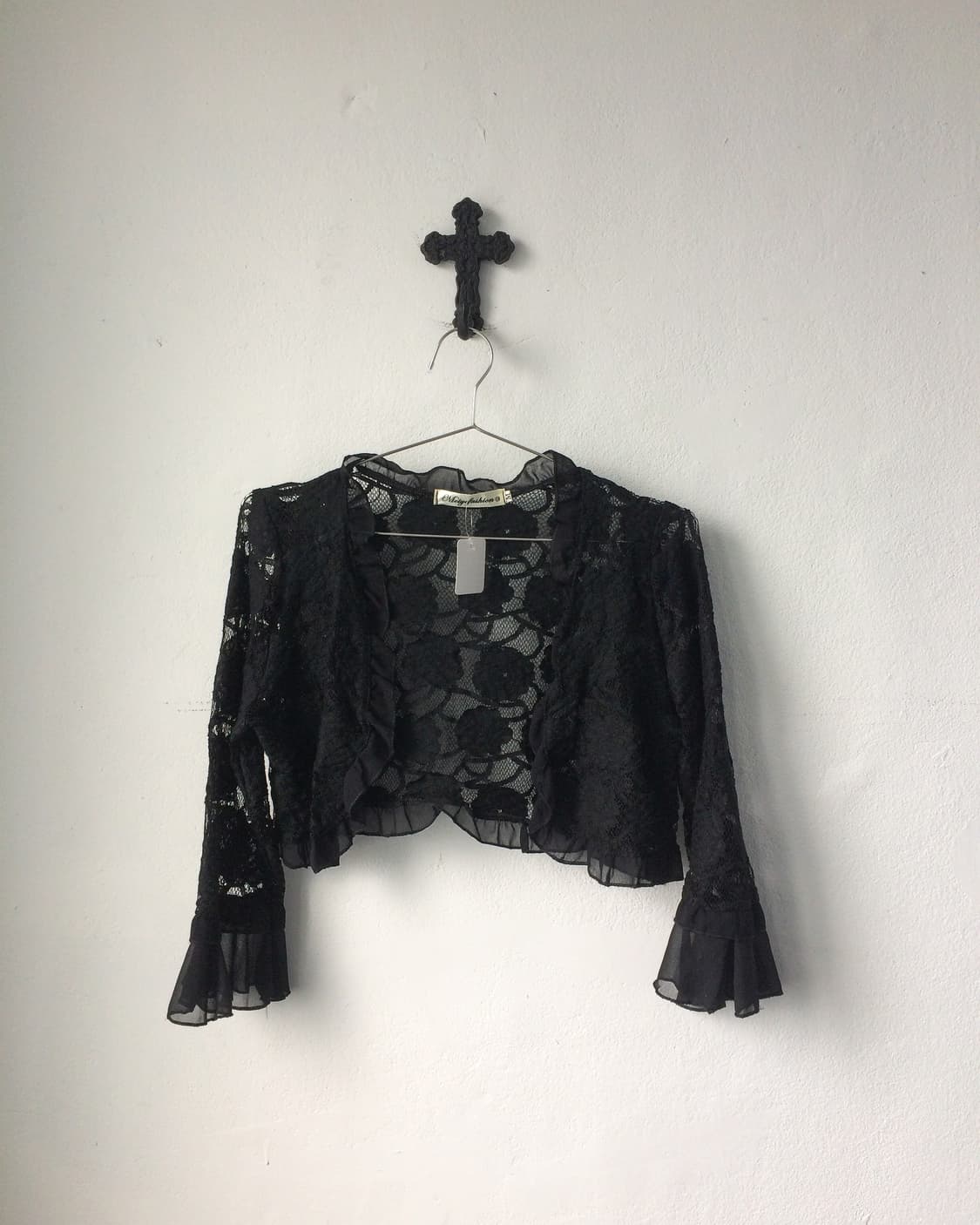 Flower pattern see through cardigan 상품이미지2