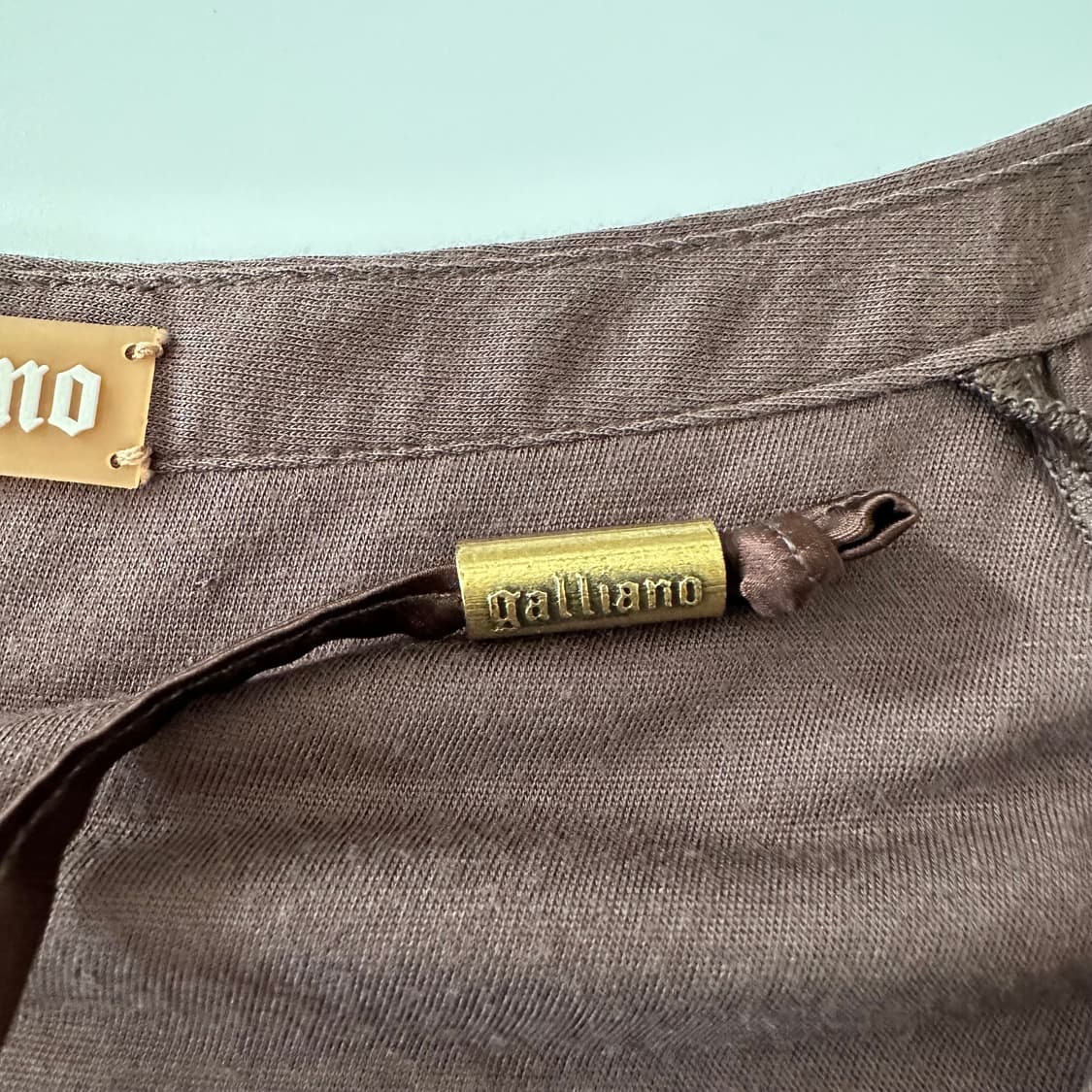 갈리아노 galliano 디테일 반팔 블라우스 상품이미지6