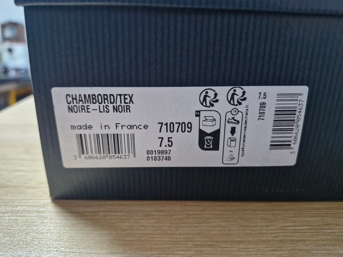 파라부트 샴보드 블랙 7.5 265 새제품 상품이미지6