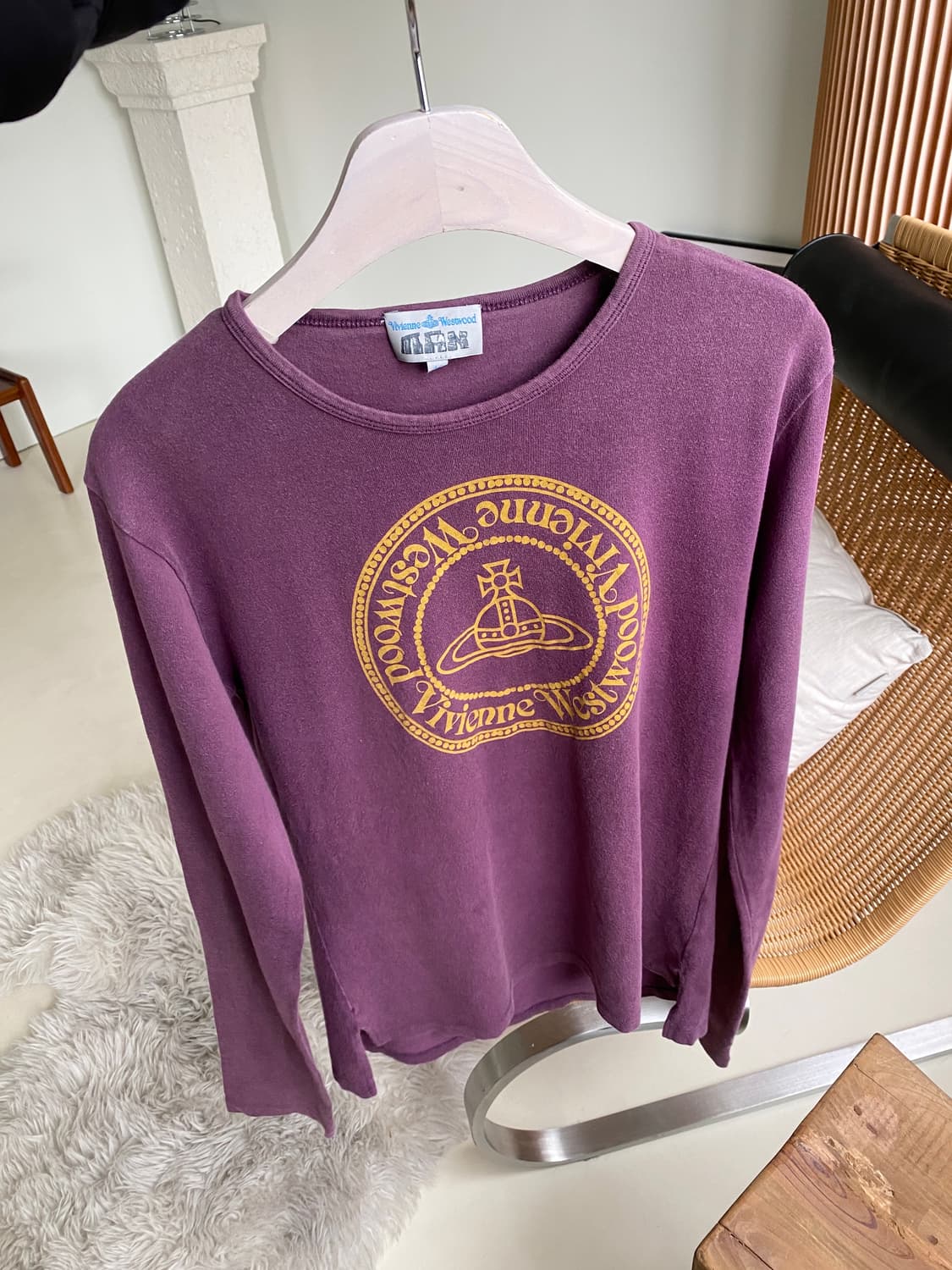 비비안웨스트우드 orb 스탬프 롱슬리브 상품이미지1