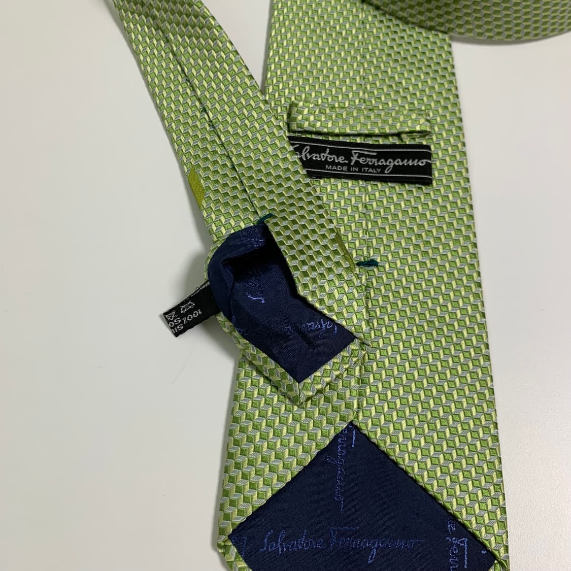 살바토레 페레가모(Ferragamo) 명품넥타이 100실크 혼주넥타이 상품이미지7