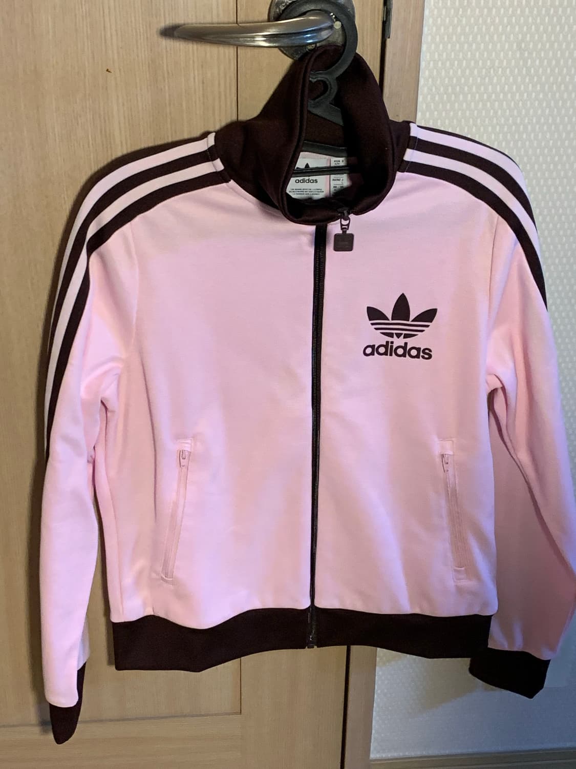 아디다스 오리지널스 베켄바우어 트랙 자켓 클리어 핑크 상품이미지1