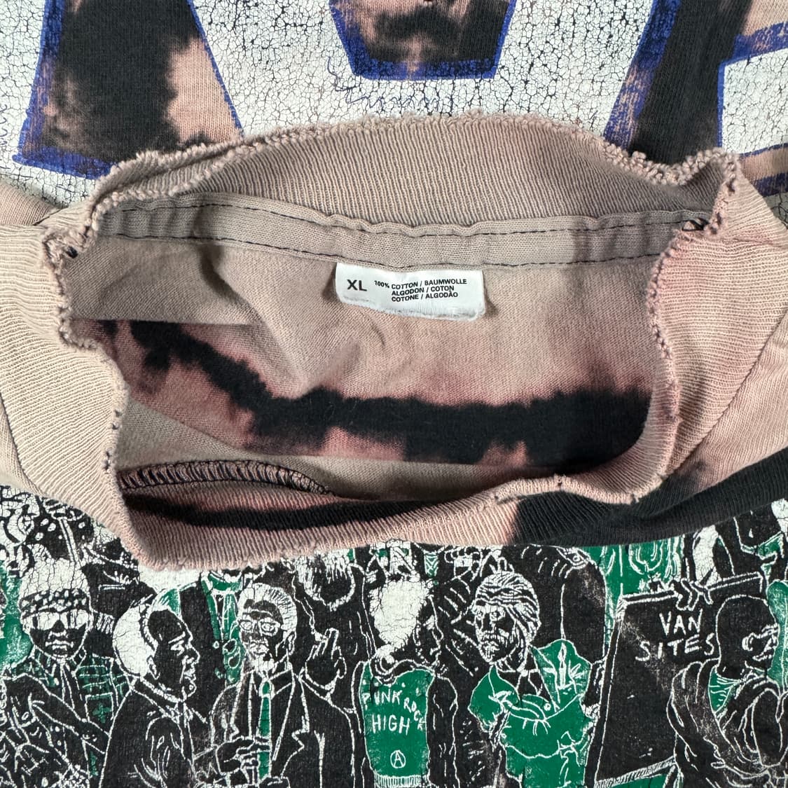빈티지 90s NOFX 노에펙스 타이다이 롱슬리브 티셔츠 상품이미지10