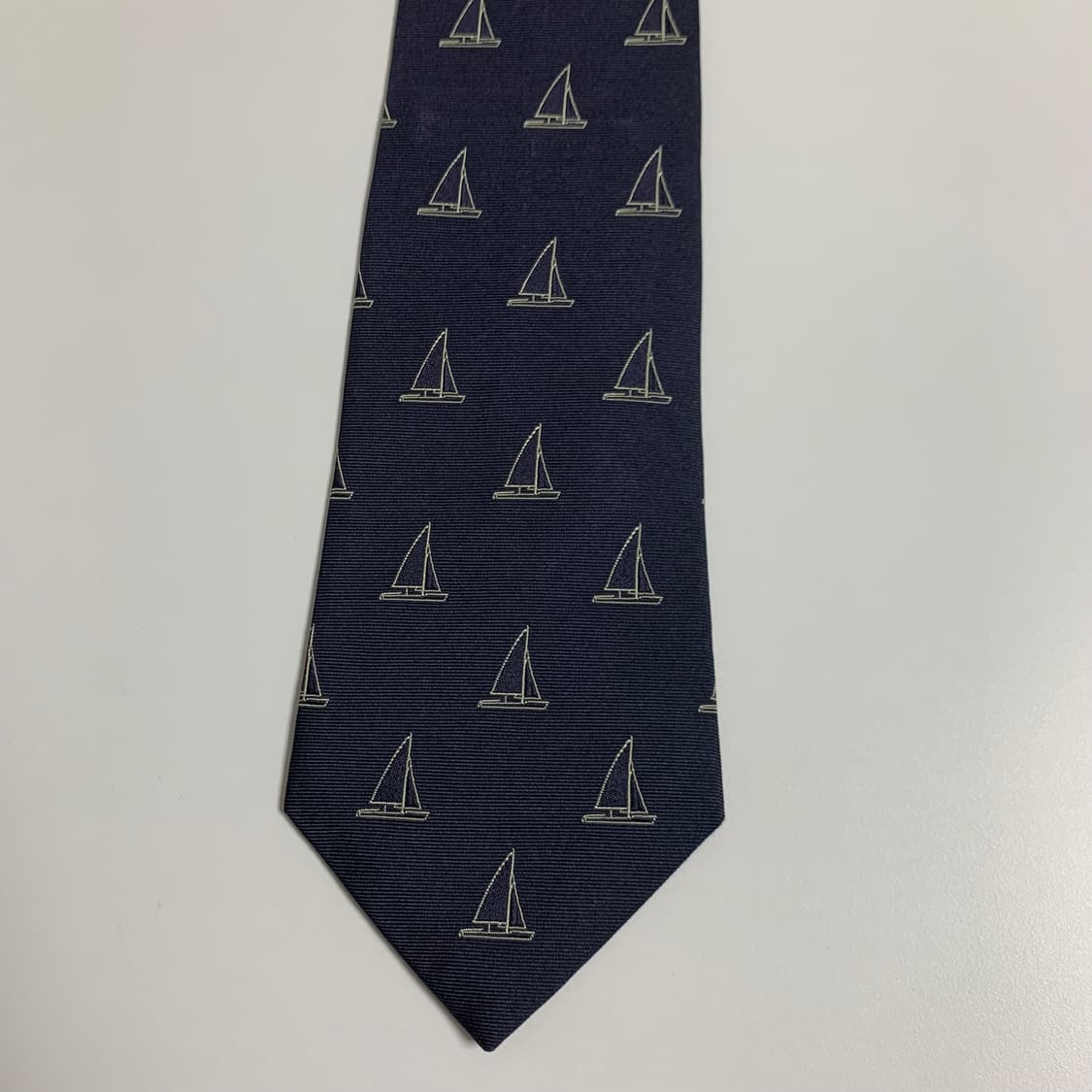 폴로 랄프로렌(POLO) 클래식 정장넥타이 네이비 최상급 9.2cm 상품이미지9