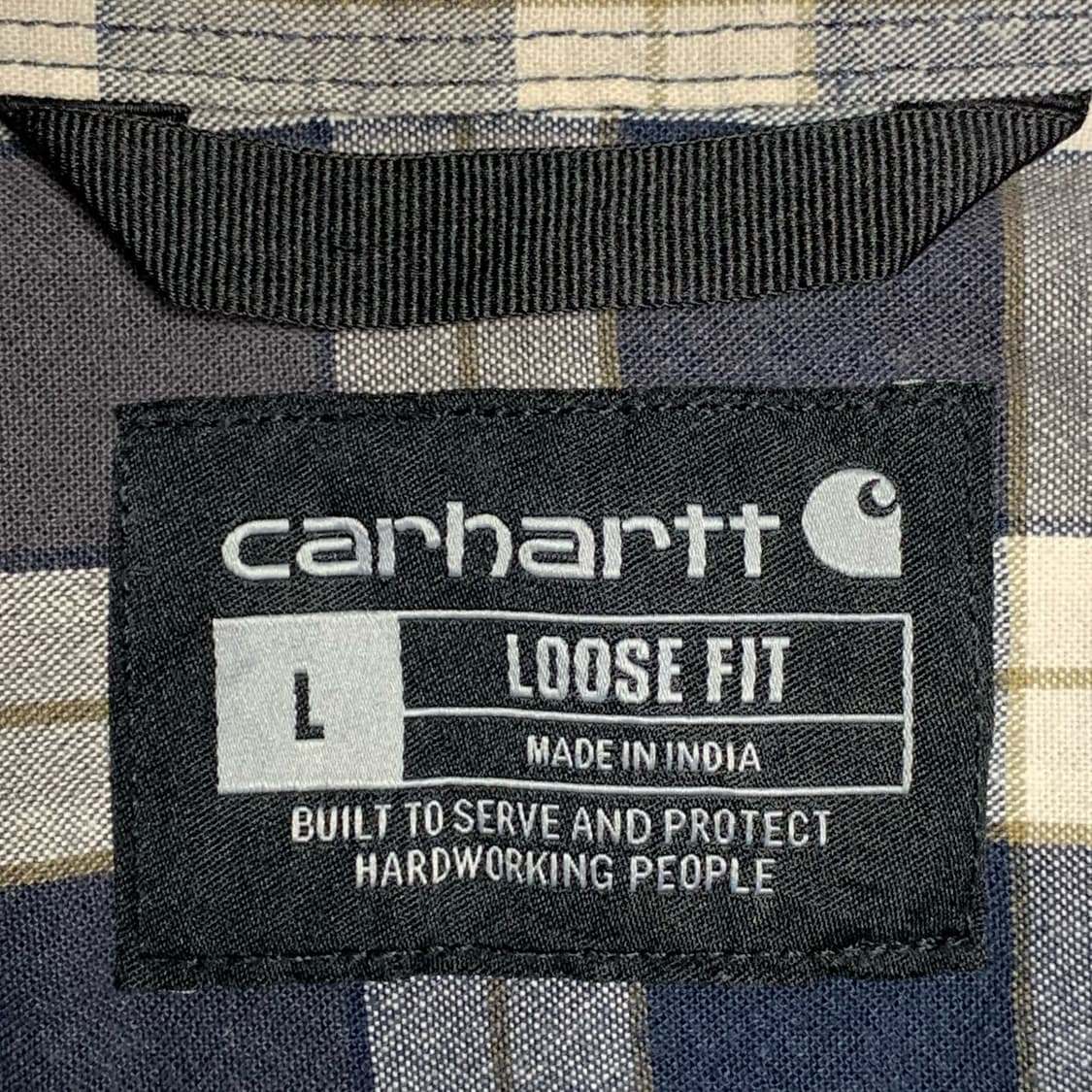 [L] 칼하트 루즈핏 멀티체크 워크셔츠 상품이미지4